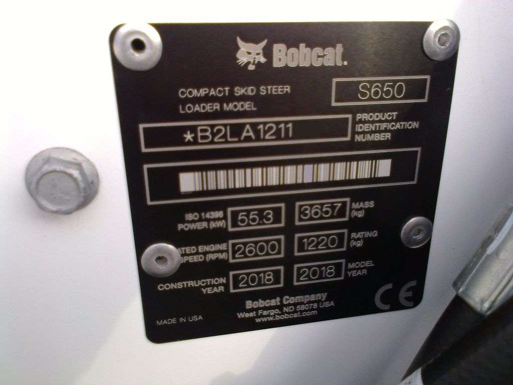 BOBCAT S650 skid steer - Photo 22